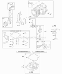 Camshaft Crankshaft Cylinder Engine Sump Gasket Set - Engine Piston Rings Connecting Rod Diagram and Parts List for 31X707-0777-E2  Briggs and Stratton Engine